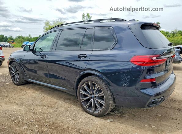 5UXCX6C05N9K37365 2022 BMW X7 Blue Задня ліва чверть