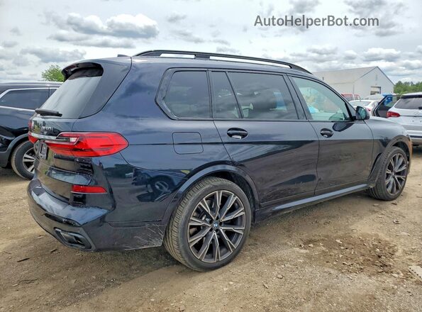 5UXCX6C05N9K37365 2022 BMW X7 Blue Задня права чверть