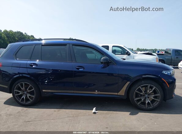 5UXCX6C0XN9J40341 2022 BMW X7 Blue Вид щитка приладів