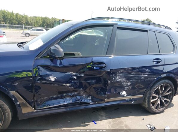 5UXCX6C0XN9J40341 2022 BMW X7 Blue Вид спереду