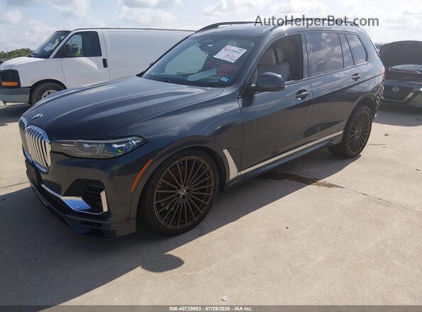 5UXCX6C18M9F67950 2021 BMW ALPINA Синий Передняя левая четверть