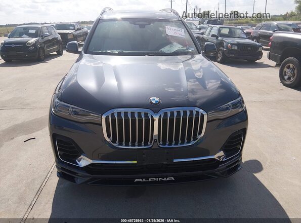 5UXCX6C18M9F67950 2021 BMW ALPINA Синий Вид задней части салона