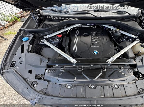 5UXCY4C02M9D86075 2021 BMW X6 Gray Հետևի տեսք
