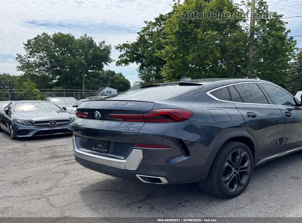 5UXCY4C02M9D86075 2021 BMW X6 Gray Հետևի աջ