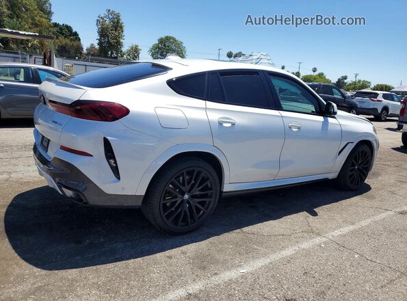 5UXCY6C01P9P02899 2023 BMW X6 White Հետևի աջ