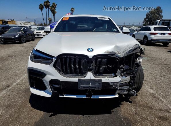5UXCY6C01P9P02899 2023 BMW X6 White Դիմացի տեսք