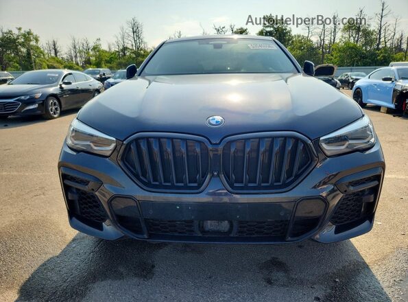 5UXCY6C02P9R83286 2023 BMW X6 Gray Դիմացի տեսք
