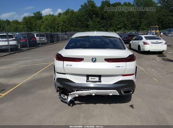 5UXCY6C03M9E61989 2021 BMW X6 White 