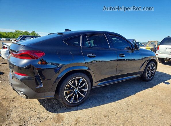 5UXCY6C04P9P85163 2023 BMW X6 Black Tył prawy