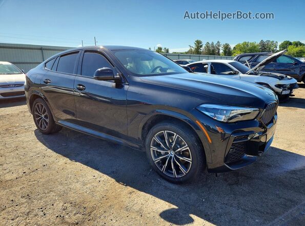 5UXCY6C04P9P85163 2023 BMW X6 Black Przód prawy