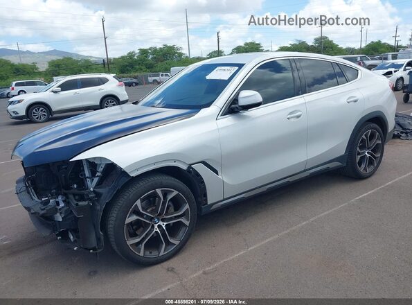 5UXCY6C05N9J51972 2022 BMW X6 White Front left