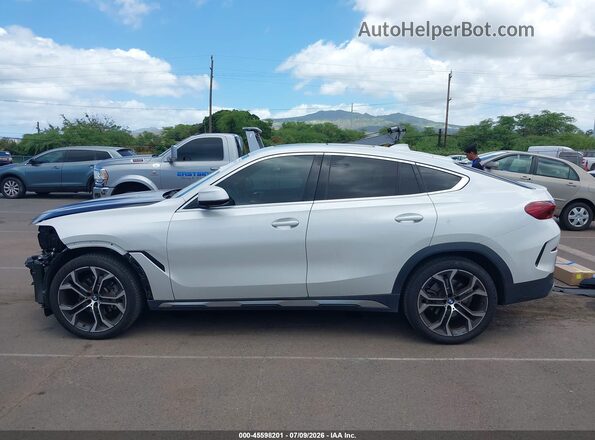 5UXCY6C05N9J51972 2022 BMW X6 White 
