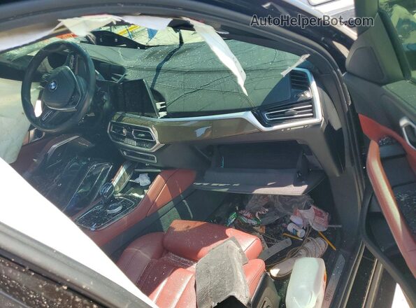 5UXCY6C05N9L38113 2022 BMW X6 Черный Вид панели приборов