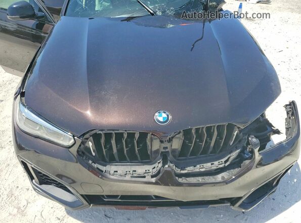 5UXCY6C05N9L38113 2022 BMW X6 Черный Вид подкапотного пространства