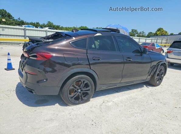 5UXCY6C05N9L38113 2022 BMW X6 Черный Задняя правая четверть