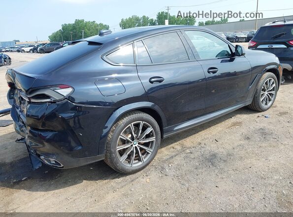 5UXCY6C06M9E93643 2021 BMW X6 Black უკანა მარჯვენა