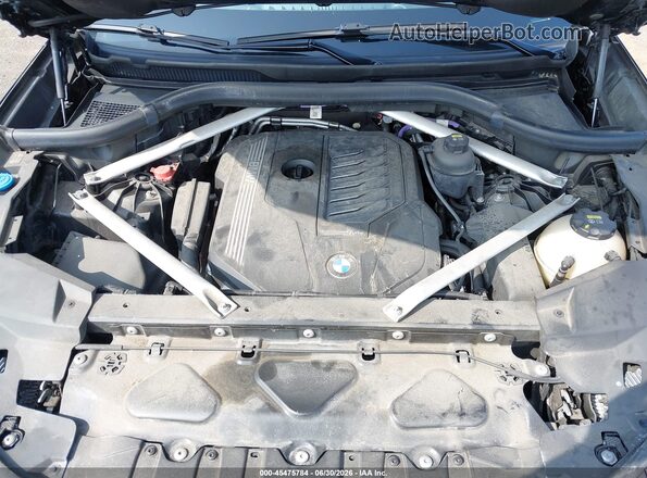 5UXCY6C06M9E93643 2021 BMW X6 Black უკანა ხედი