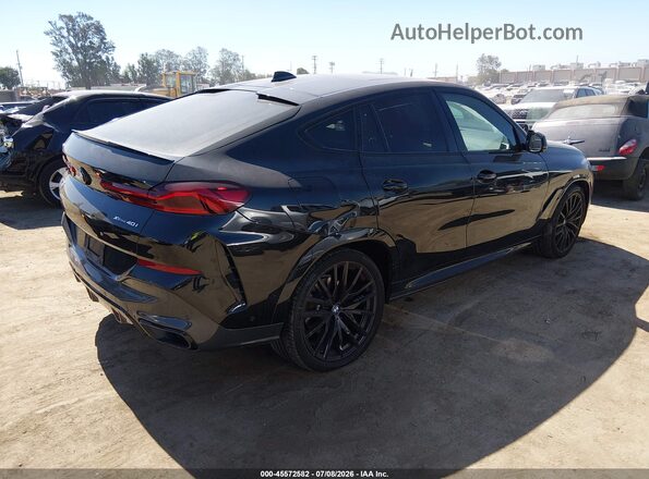 5UXCY6C06N9M42450 2022 BMW X6 Black Trasero derecho