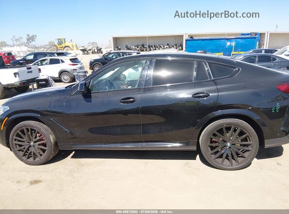 5UXCY6C06N9M42450 2022 BMW X6 Black Vista interior de 360 grados