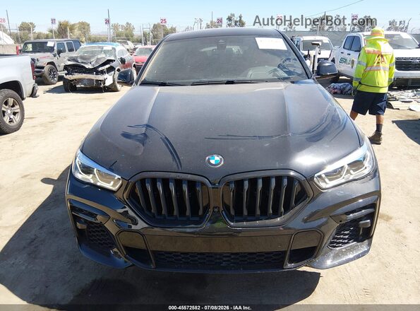 5UXCY6C06N9M42450 2022 BMW X6 Black Vista del cuadro de instrumentos