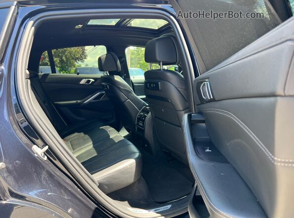 5UXCY6C07N9K62118 2022 BMW X6 Blue Вид ззаду