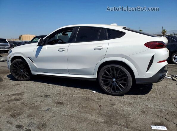 5UXCY6C07N9K62314 2022 BMW X6 White Задня ліва чверть