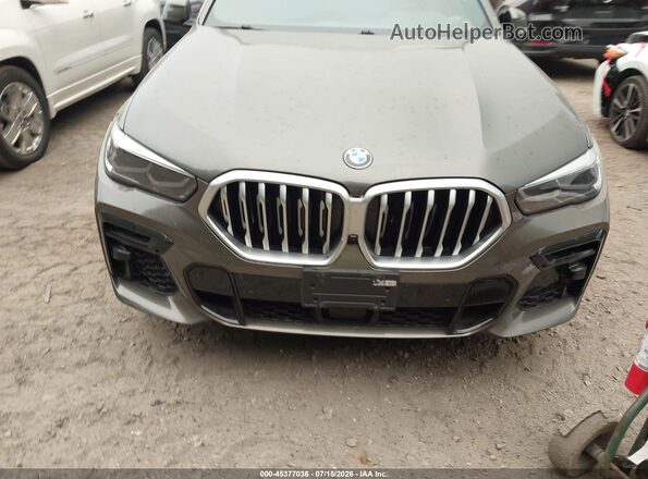 5UXCY6C07P9N47002 2023 BMW X6 Green Вид ззаду