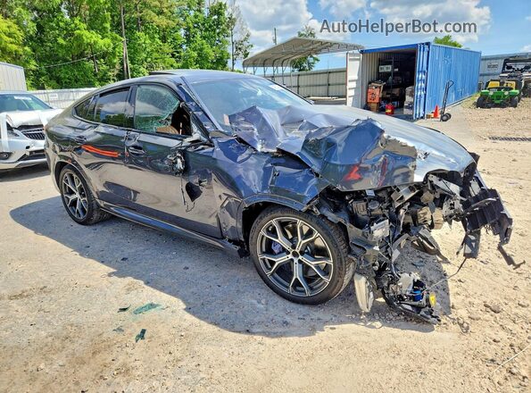 5UXCY6C0XL9D54551 2020 BMW X6 Charcoal Przód prawy