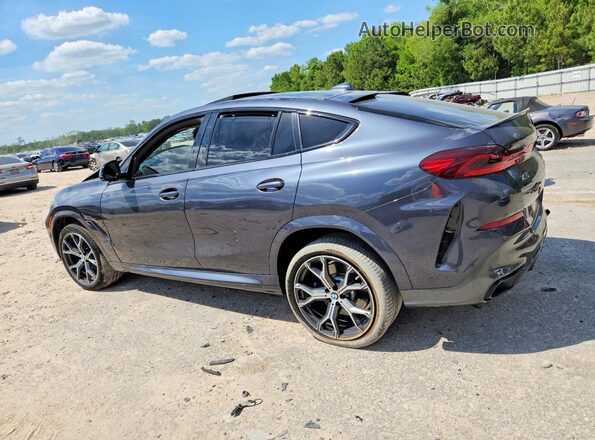 5UXCY6C0XL9D54551 2020 BMW X6 Charcoal Tył lewy