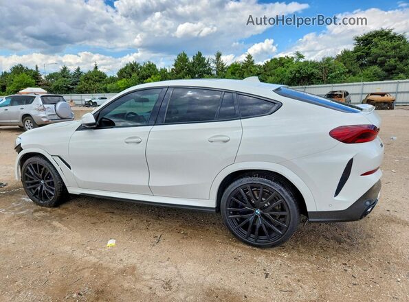 5UXCY6C0XM9E28374 2021 BMW X6 White Rear left