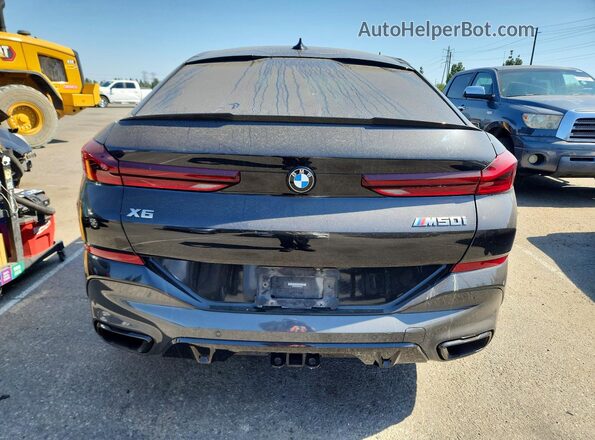 5UXCY8C02L9D51073 2020 BMW X6 Black უკანა ხედი