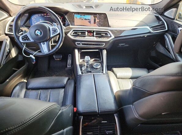5UXCY8C02L9D51073 2020 BMW X6 Black წინა პანელის ხედი