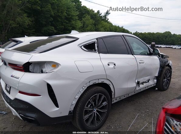 5UXCY8C02M9F92021 2021 BMW X6 White წინა ხედი