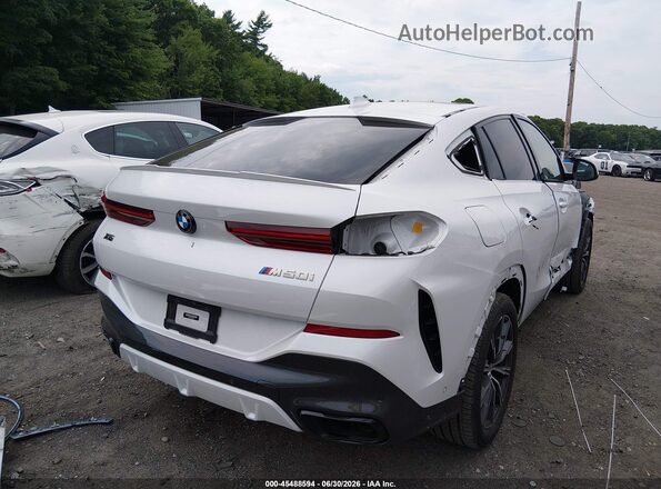 5UXCY8C02M9F92021 2021 BMW X6 White უკანა მარჯვენა