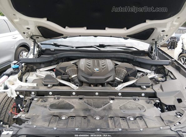 5UXCY8C02M9F92021 2021 BMW X6 White უკანა ხედი
