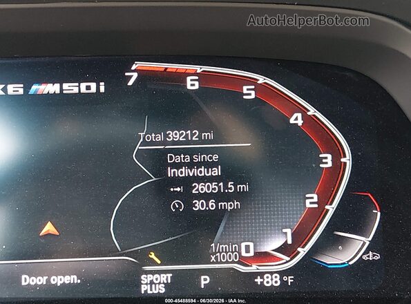 5UXCY8C02M9F92021 2021 BMW X6 White 