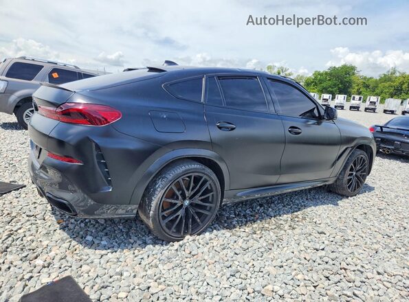 5UXCY8C02N9K45397 2022 BMW X6 Black უკანა მარჯვენა