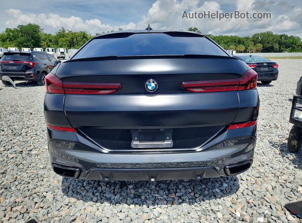 5UXCY8C02N9K45397 2022 BMW X6 Black უკანა ხედი
