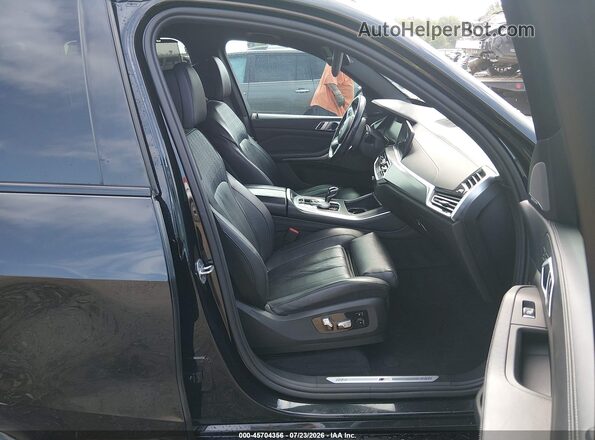 5UXJU2C50KLN64792 2019 BMW X5 Black Widok wnętrza z przodu