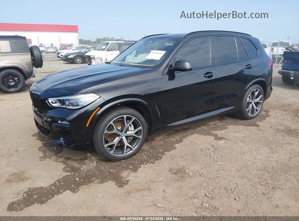 5UXJU2C50KLN64792 2019 BMW X5 Black Przód lewy