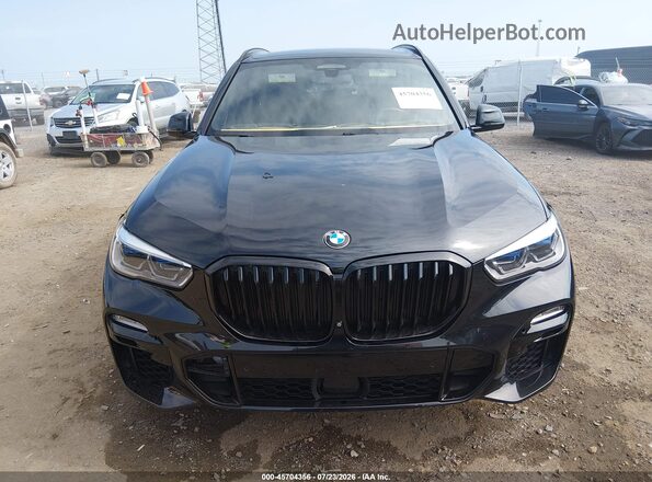 5UXJU2C50KLN64792 2019 BMW X5 Black Widok wnętrza z tyłu