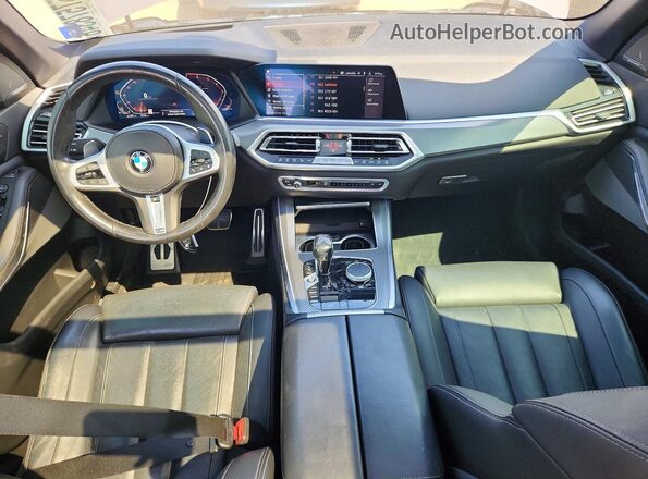 5UXJU2C52KLN65250 2019 BMW X5 Gray Вид панелі приладів