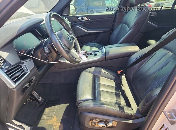 5UXJU2C52KLN65250 2019 BMW X5 Gray Вид салону спереду