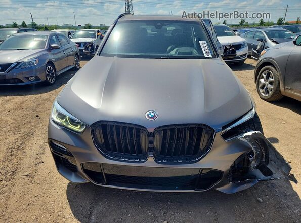 5UXJU2C52KLN65250 2019 BMW X5 Gray Вид спереду