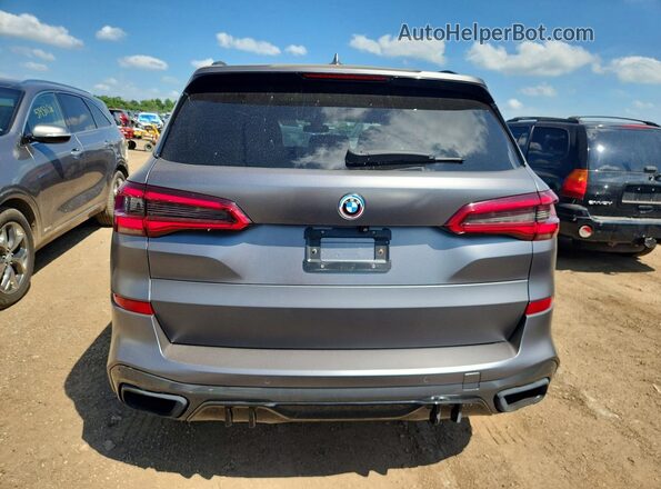 5UXJU2C52KLN65250 2019 BMW X5 Gray Вид ззаду