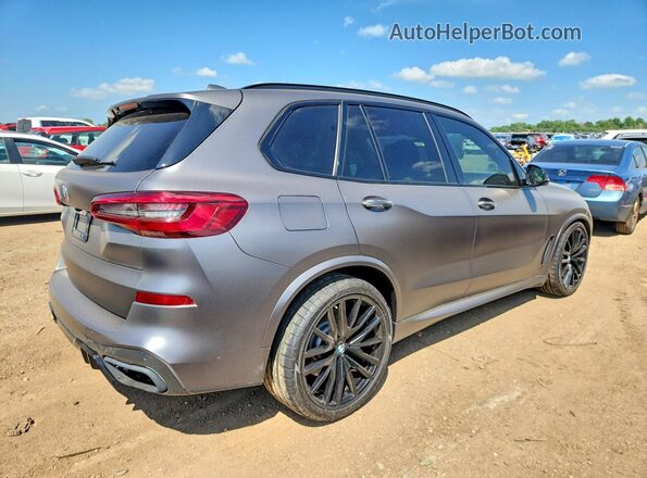 5UXJU2C52KLN65250 2019 BMW X5 Gray Задня права чверть
