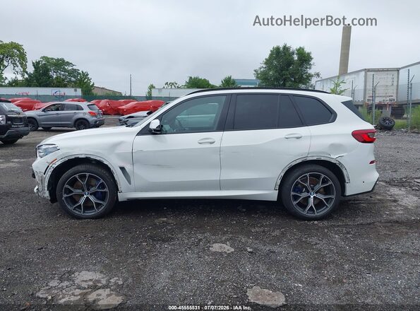 5UXJU2C55KLN66327 2019 BMW X5 White Widok wnętrza 360 stopni