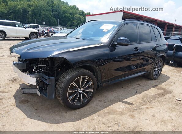 5UXJU2C57KLB15497 2019 BMW X5 Black Przód lewy