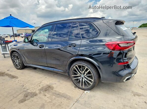 5UXJU2C57KLN67608 2019 BMW X5 Black Trasero izquierdo