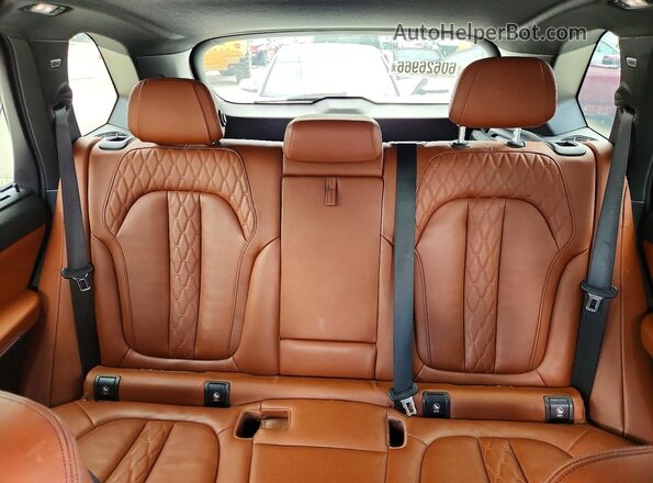 5UXJU2C57KLN67608 2019 BMW X5 Black Vista de los asientos traseros
